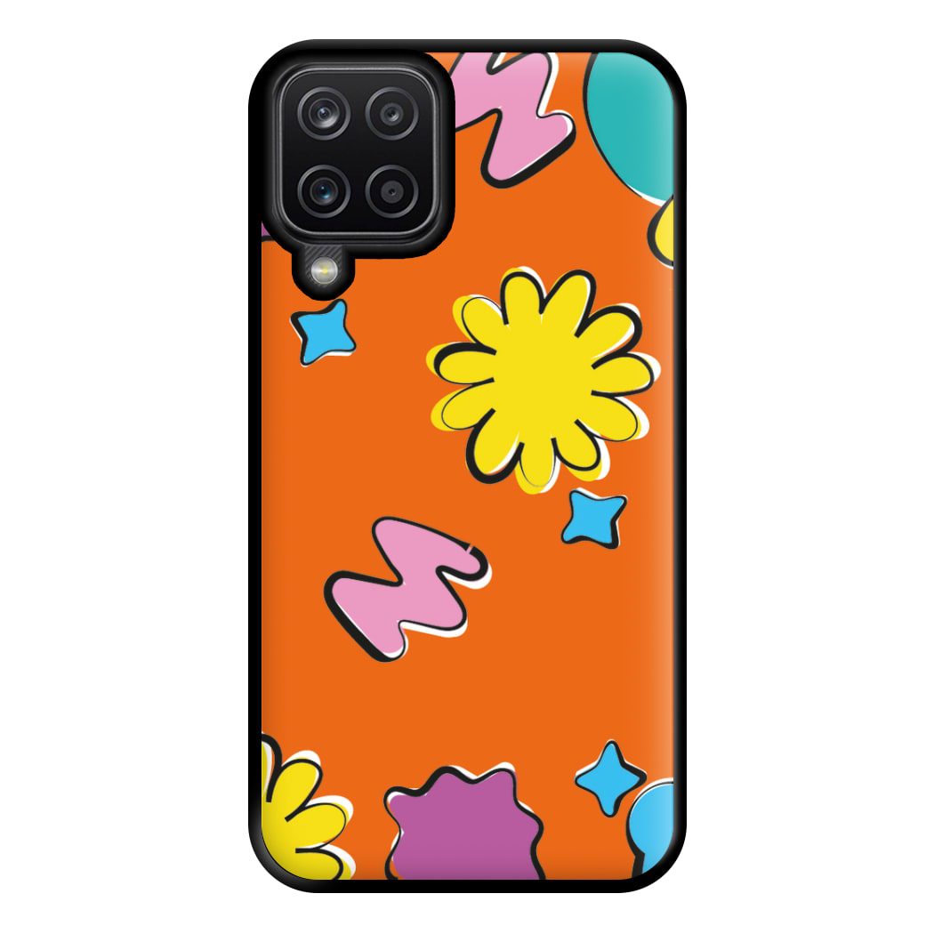 K-Pop Band Flowers Patterns Phone Case for Galaxy A12