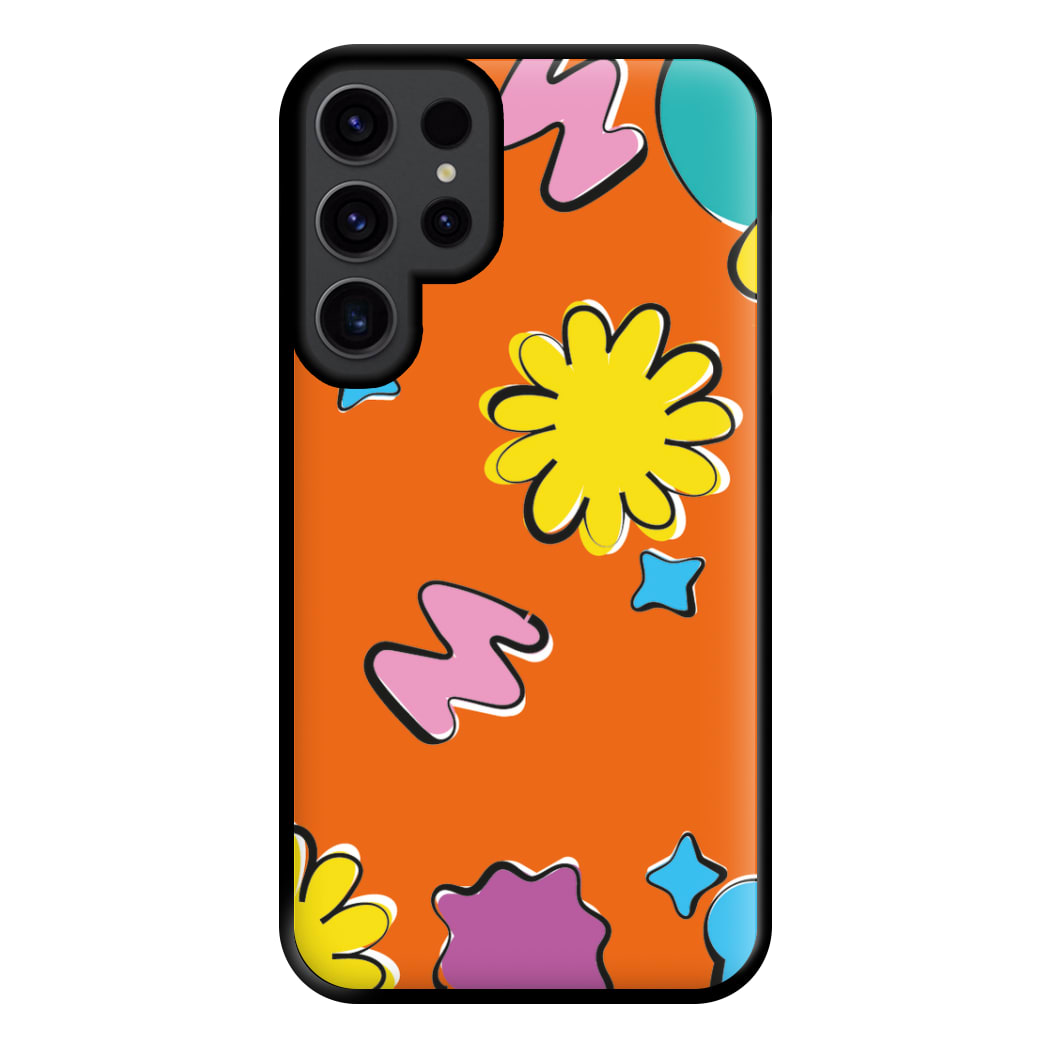 K-Pop Band Flowers Patterns Phone Case for Galaxy S23 Ultra