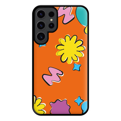 K-Pop Band Flowers Patterns Phone Case for Galaxy S23 Ultra