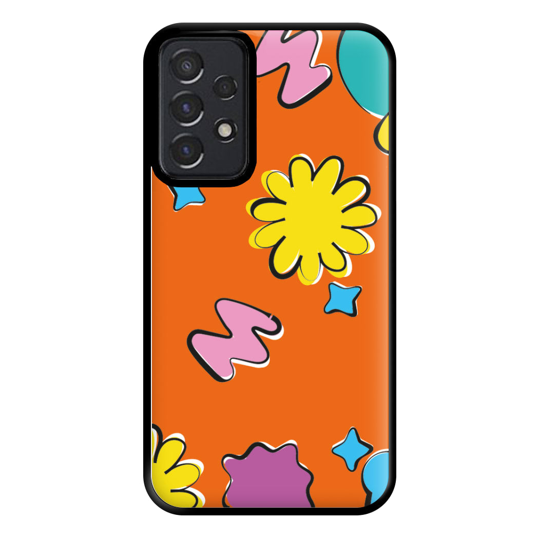 K-Pop Band Flowers Patterns Phone Case for Galaxy A52 / A52s