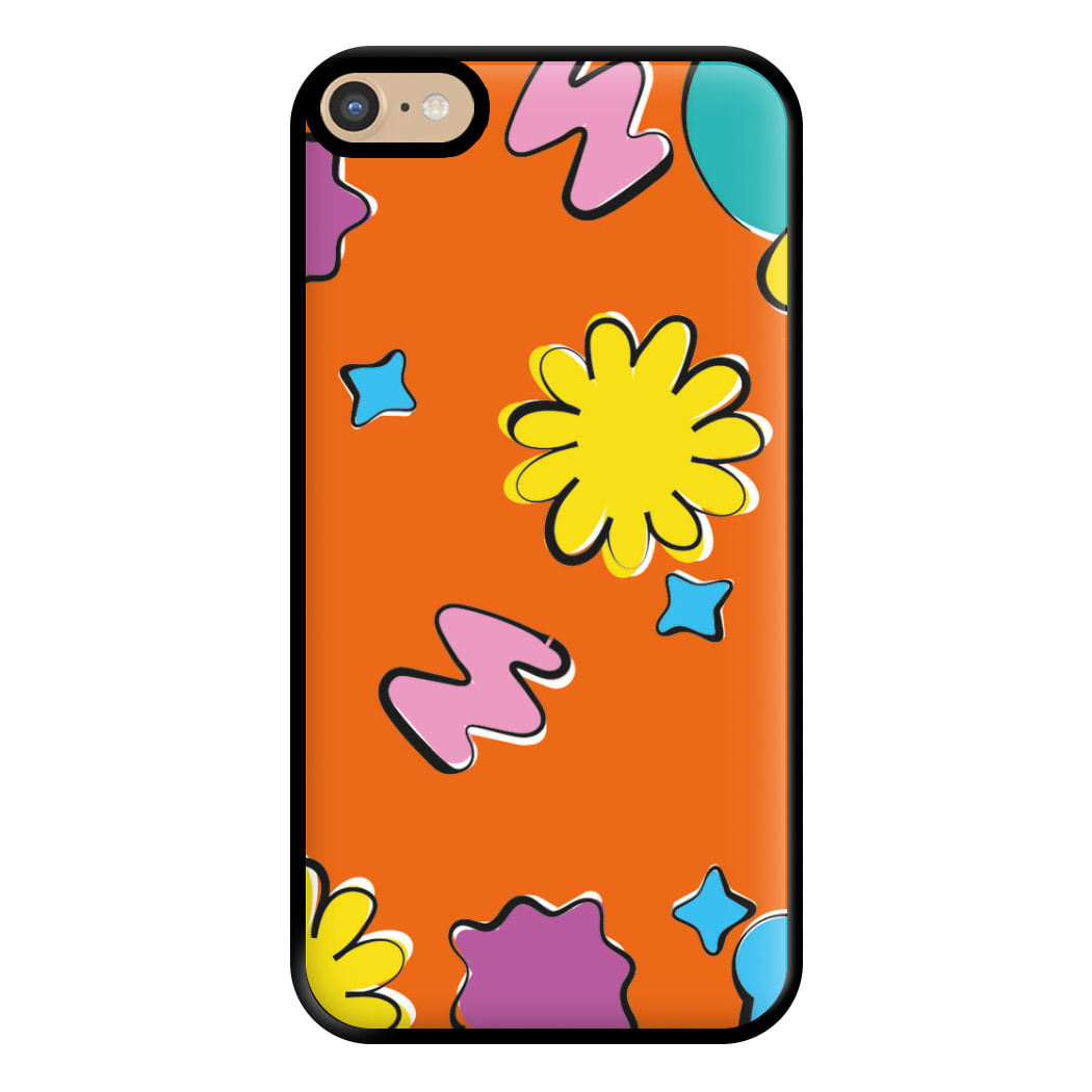 K-Pop Band Flowers Patterns Phone Case for iPhone 6 Plus / 7 Plus / 8 Plus