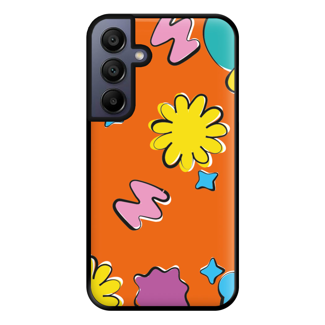 K-Pop Band Flowers Patterns Phone Case for Galaxy A15