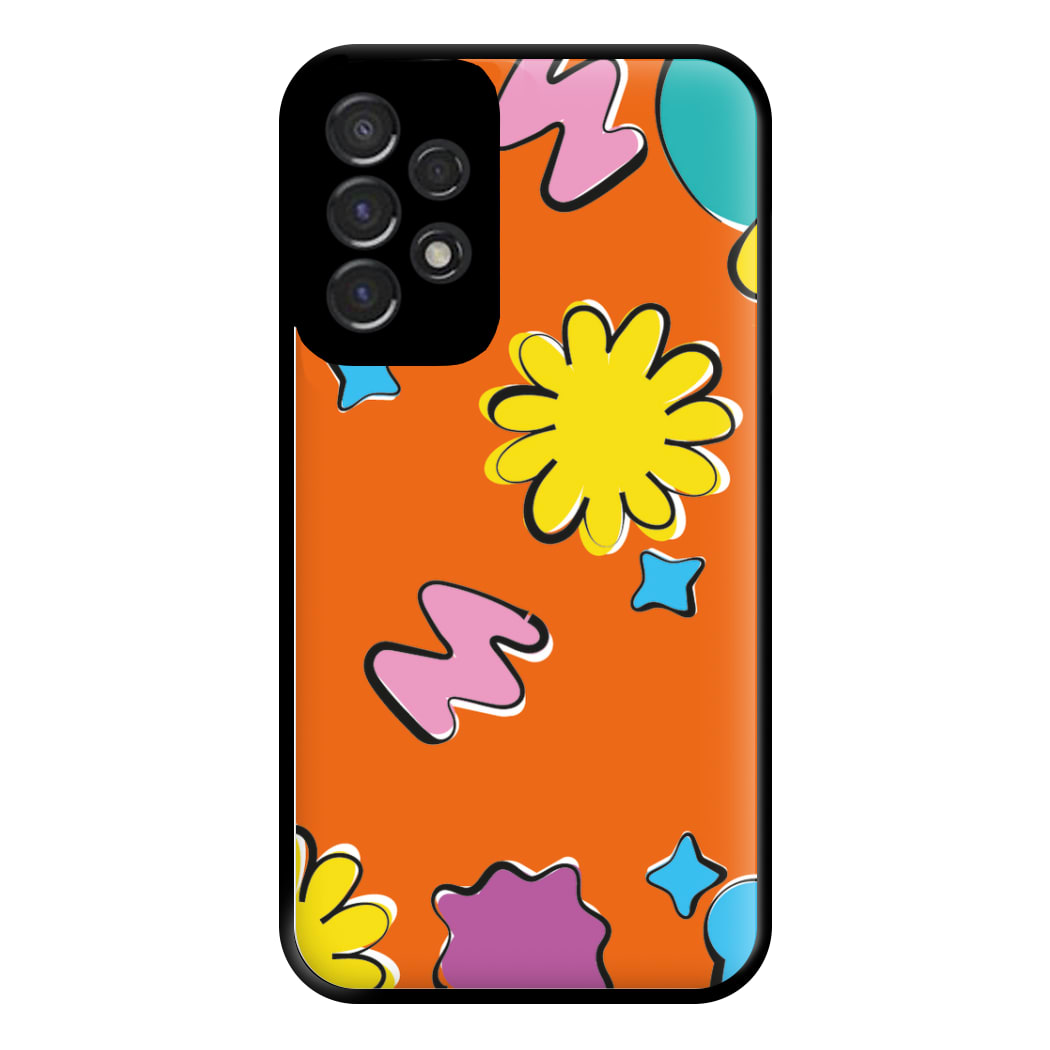 K-Pop Band Flowers Patterns Phone Case for Galaxy A53