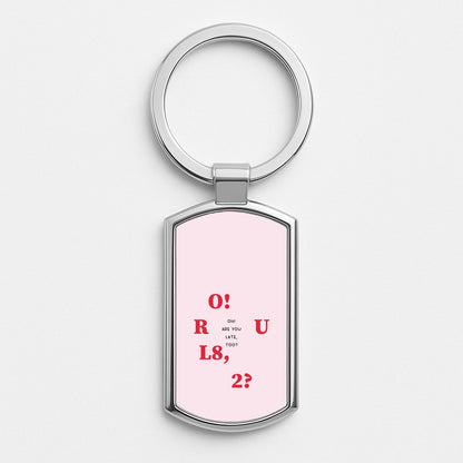 O R U L8 2 - K Pop Silver Keyring