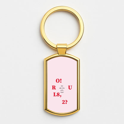 O R U L8 2 - K Pop Gold Keyring