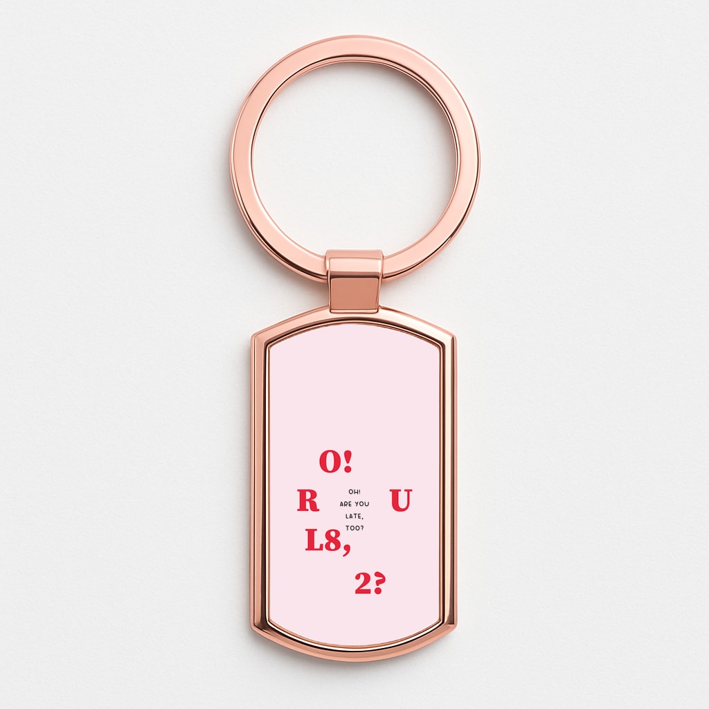 O R U L8 2 - K Pop Rose Gold Keyring