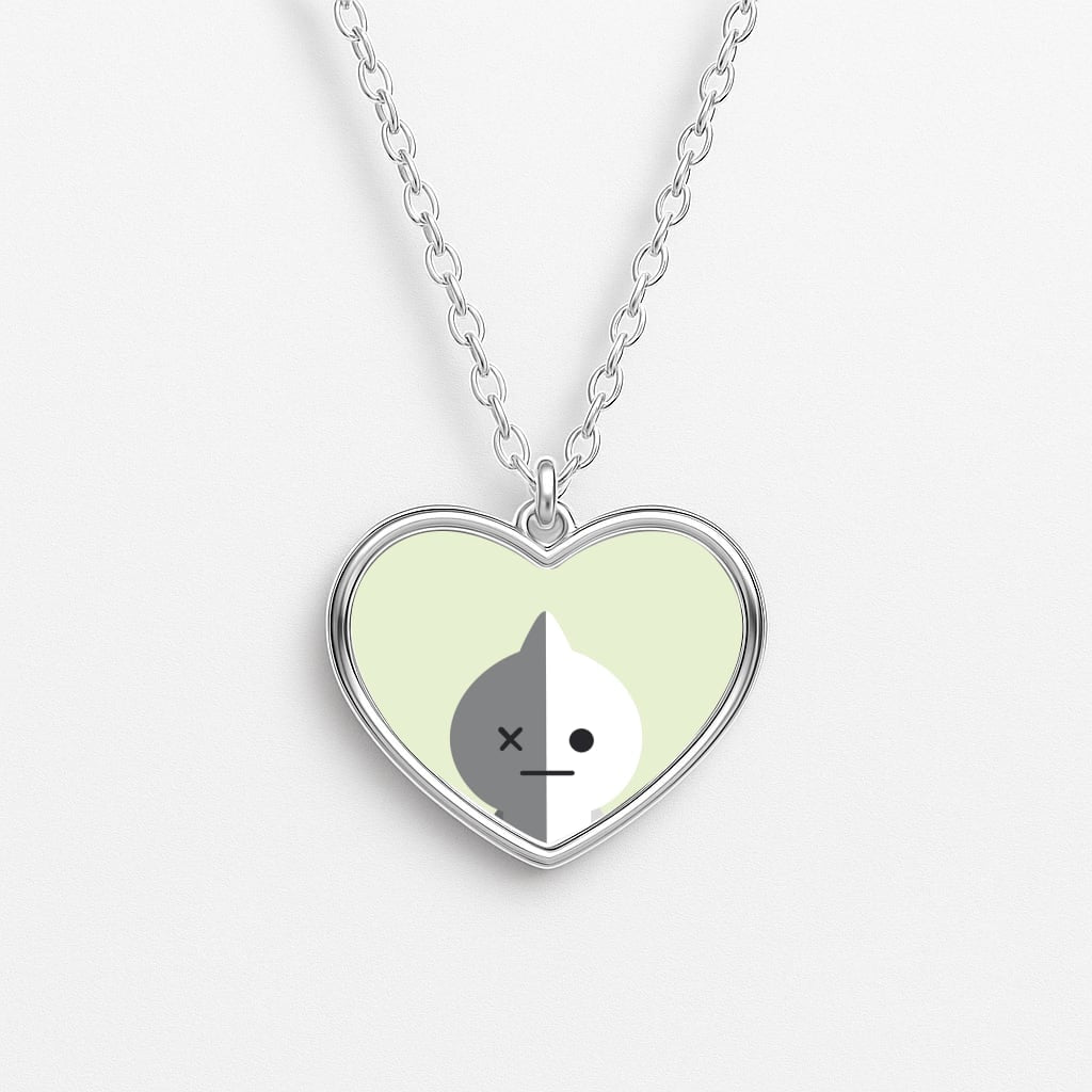 Van 21 - K Pop Heart Necklace
