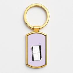 V - BTS Gold Keyring