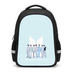 K-Pop Band Tour Pastel Blue Backpack
