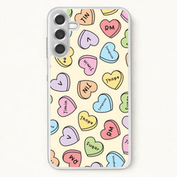 K-Pop Band Members Love Hearts Pattern Phone Case for Galaxy A57