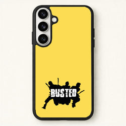 Splatter Text - Bust Band Phone Case for Galaxy S26 Plus