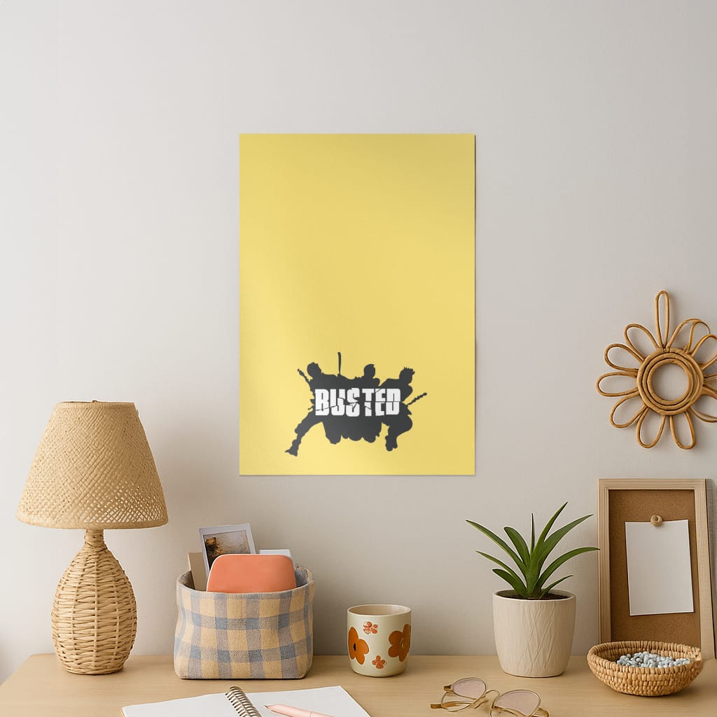 Splatter Text - Bust Band Art Print