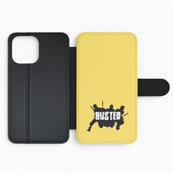 Splatter Text - Bust Band Flip Phone Case