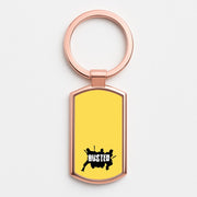Splatter Text - Bust Band Luxury Keyring 4