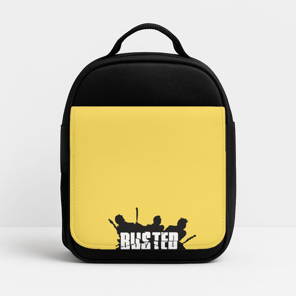 Splatter Text - Bust Band Insulated Lunchbox