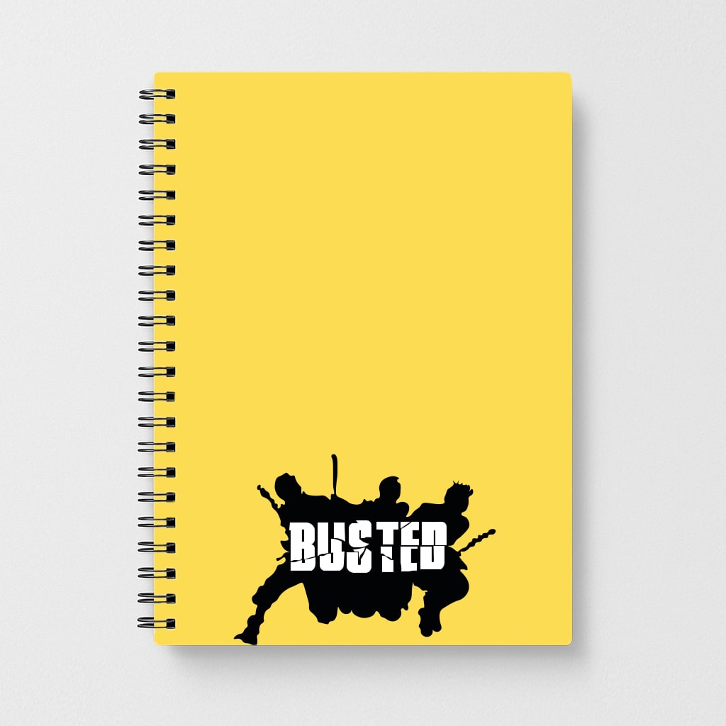 Splatter Text - Bust Band Notebook