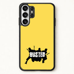 Splatter Text - Bust Band Phone Case for Galaxy S26 Ultra