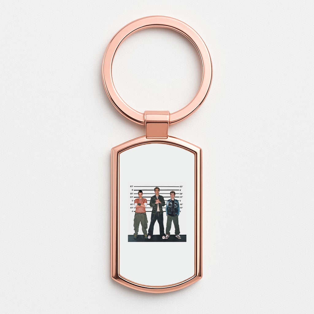 Height Chart - Bust Band Rose Gold Keyring
