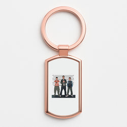 Height Chart - Bust Band Rose Gold Keyring