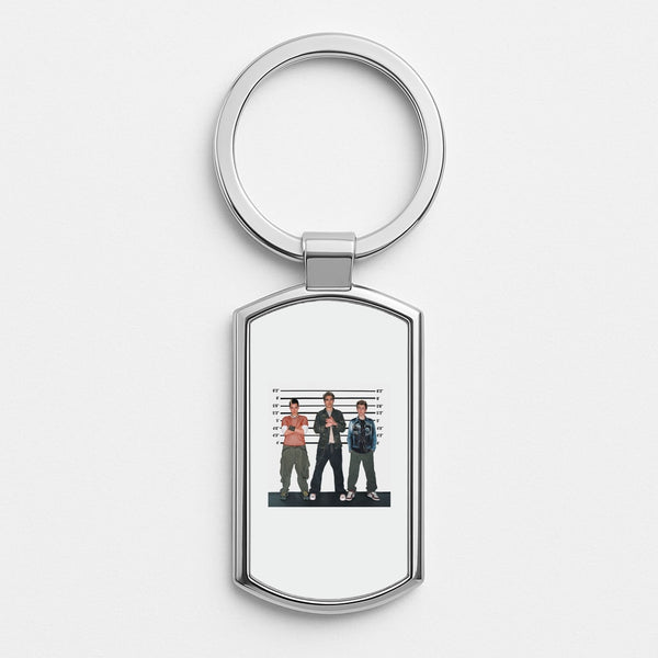 Height Chart - Bust Band Silver Keyring