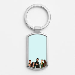 The Boys Silver Keyring