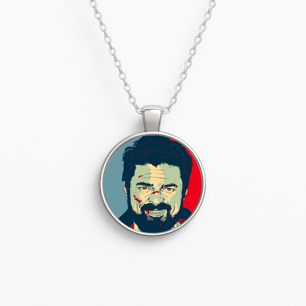 Billy Butcher Face Necklace