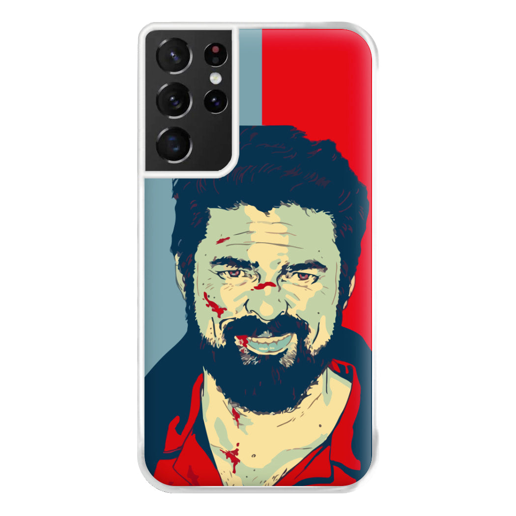 Billy Butcher Face Phone Case for Galaxy S21 Ultra