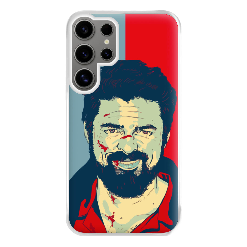 Billy Butcher Face Phone Case for Galaxy S24 Ultra