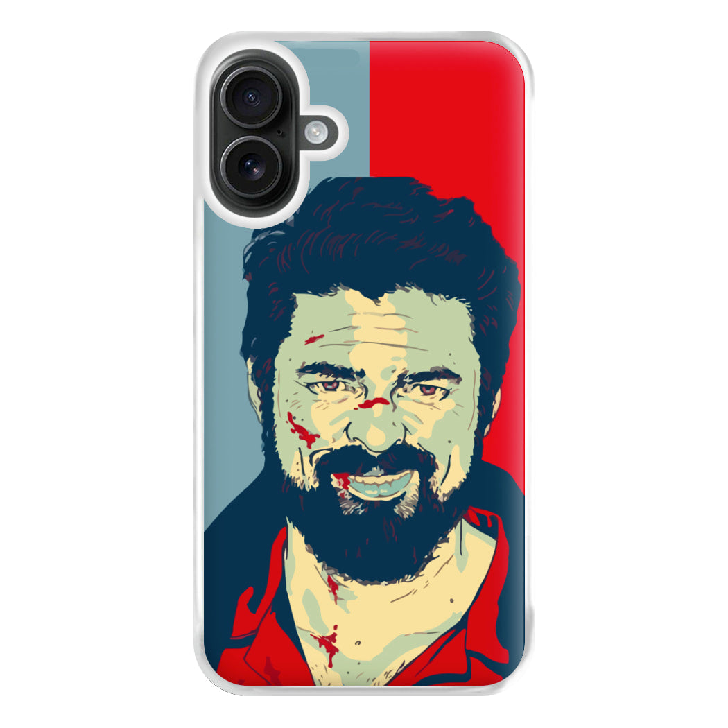 Billy Butcher Face Phone Case for iPhone 16 Plus