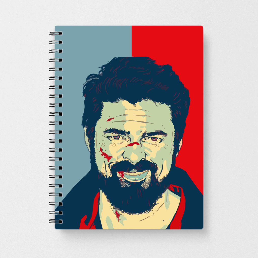 Billy Butcher Face Notebook