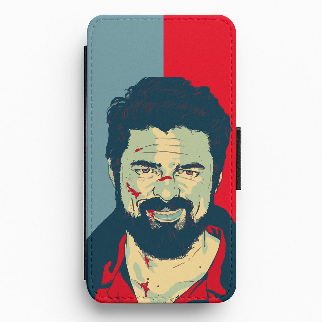 Billy Butcher Face Flip / Wallet Phone Case