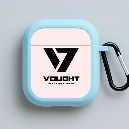 Vought Logo Blue AirPods Case