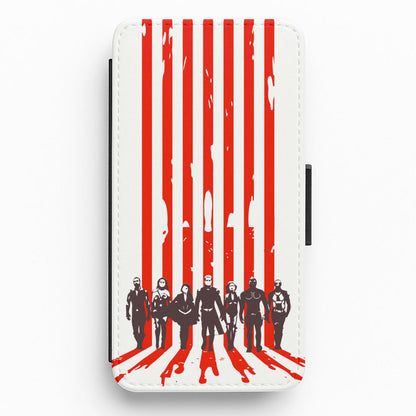 The Seven Silhouettes Flip / Wallet Phone Case