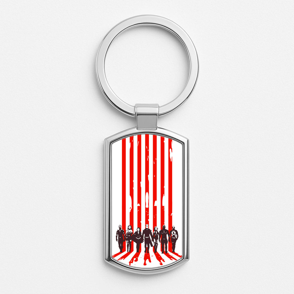 The Seven Silhouettes Luxury Keyring