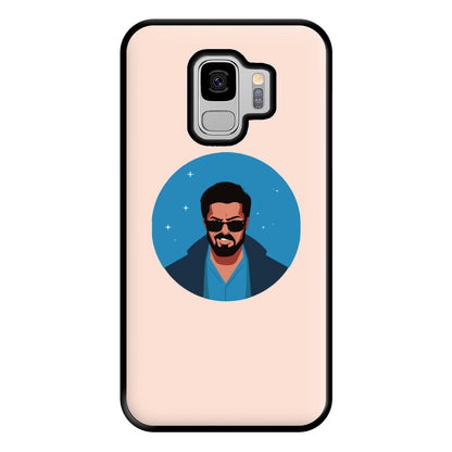 Billy Butcher Circle Phone Case for Galaxy S9 Plus