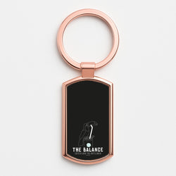 The Balance Rose Gold Keyring