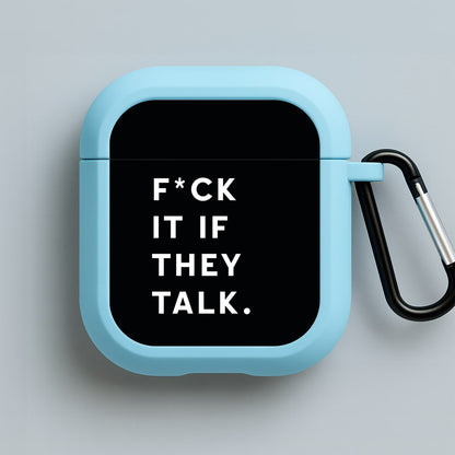 If They Talk Blue AirPods Case