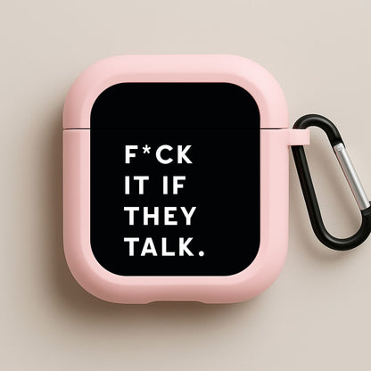 If They Talk Pink AirPods Case