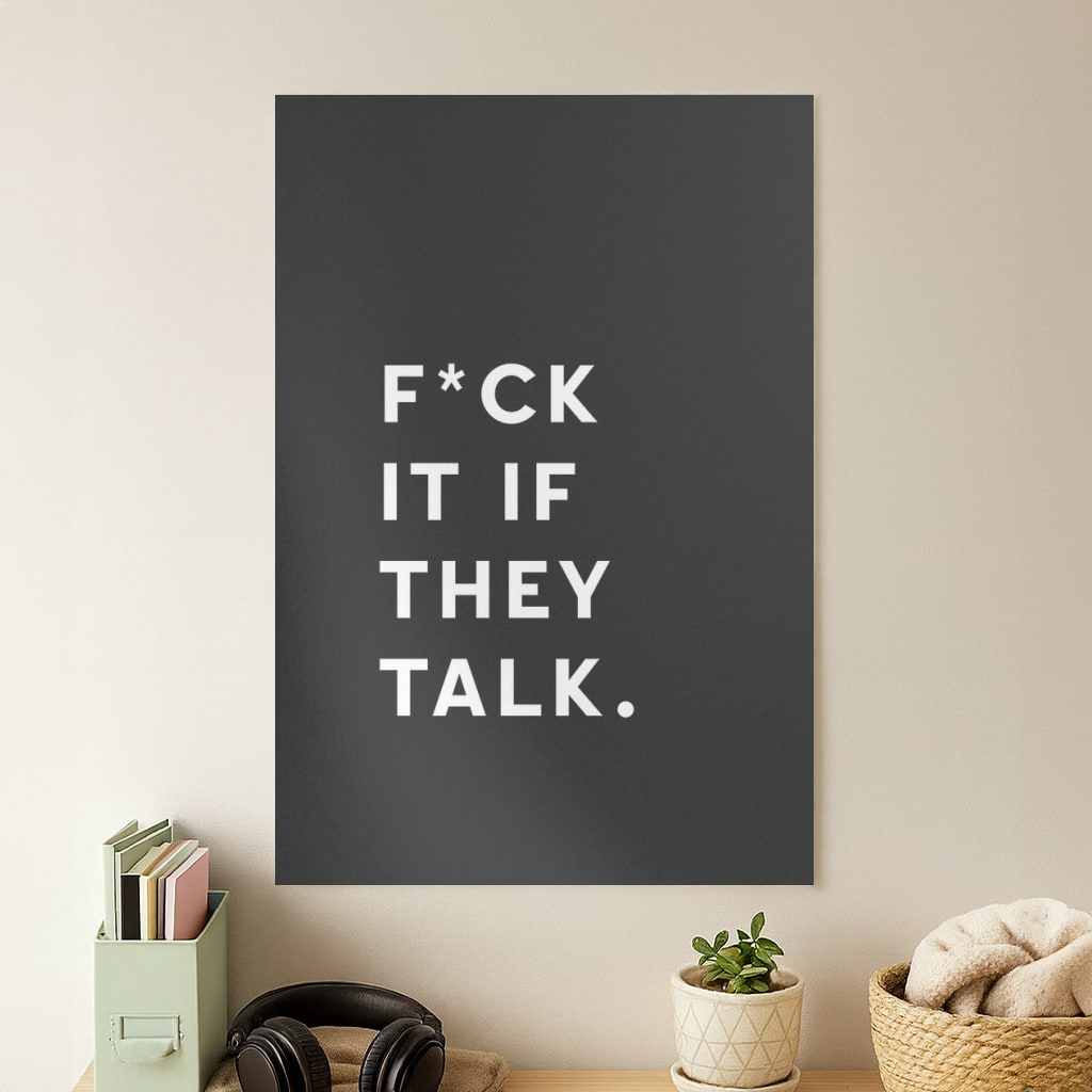 If They Talk Poster