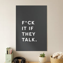 If They Talk Poster