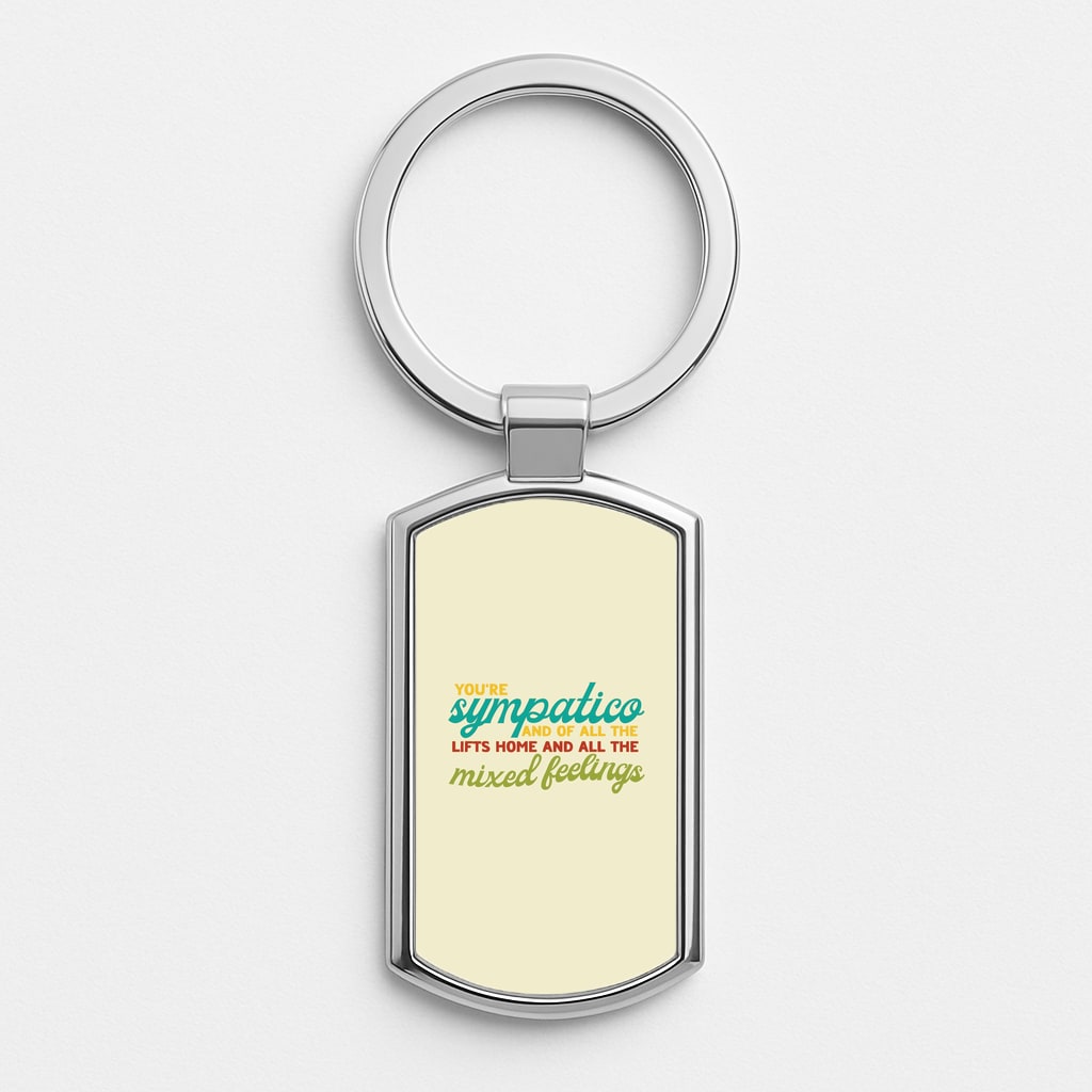 You're Sympatico Silver Keyring