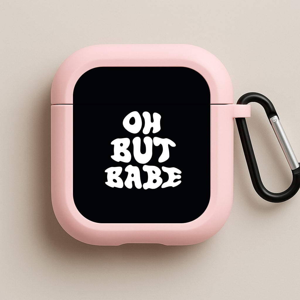 Oh But Babe Pink AirPods Case