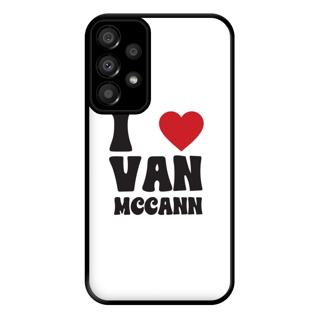 I Heart Vann MaCann Phone Case for Galaxy A33