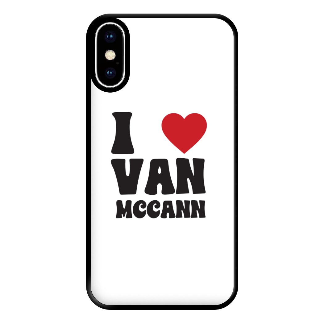 I Heart Vann MaCann Phone Case for iPhone XS Max