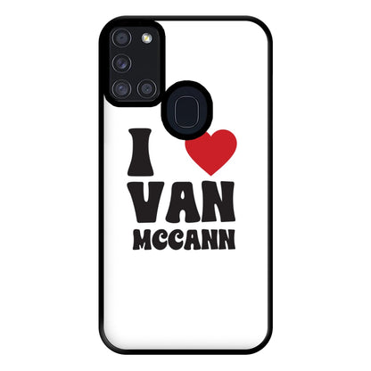 I Heart Vann MaCann Phone Case for Galaxy A21s