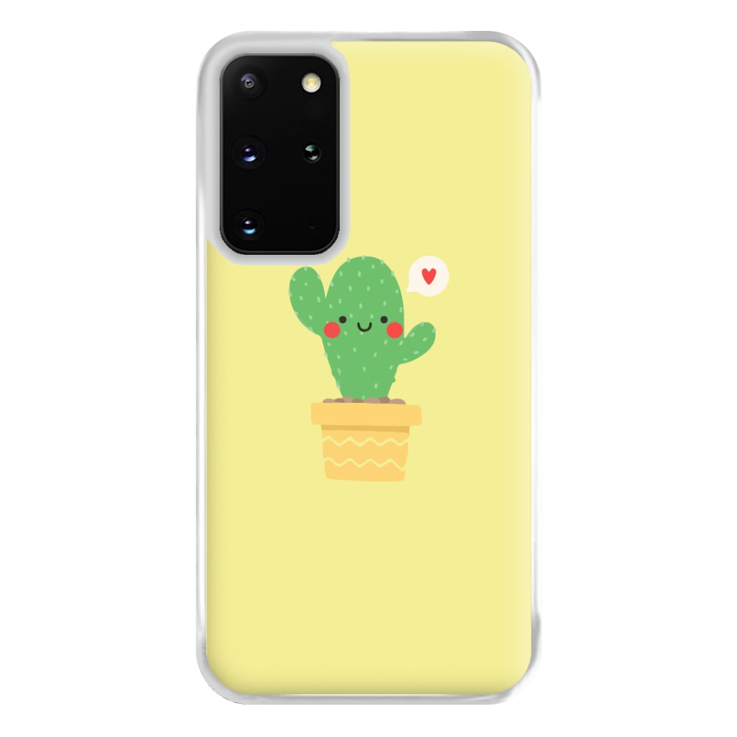 Cute Cactus Phone Case for Galaxy S20 Plus