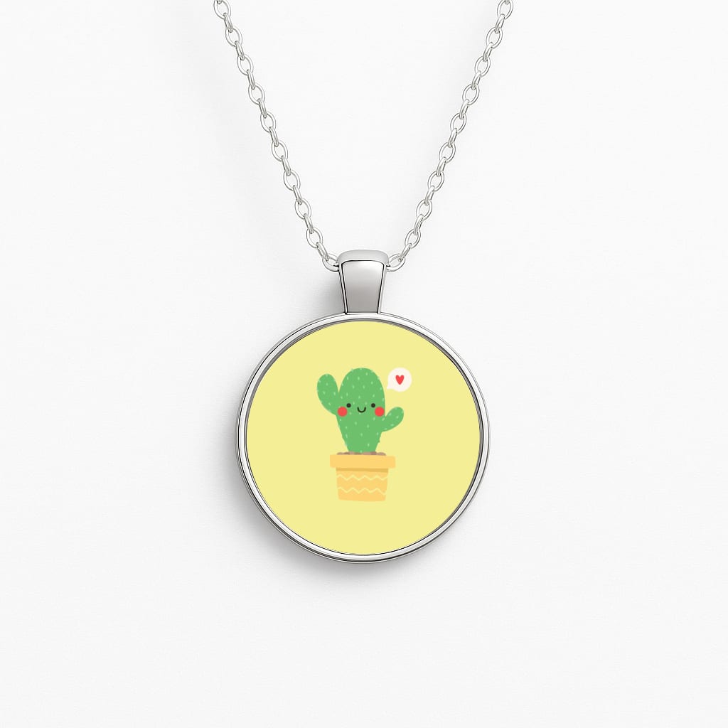 Cute Cactus Necklace
