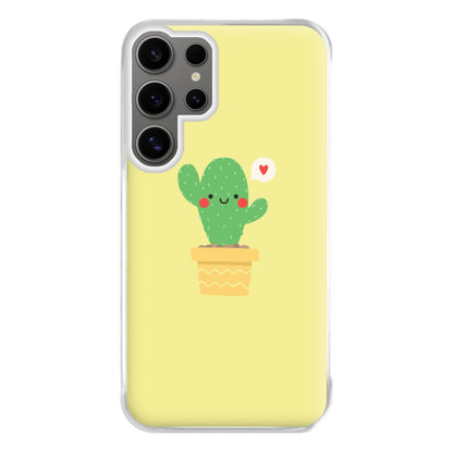 Cute Cactus Phone Case for Galaxy S24 Ultra