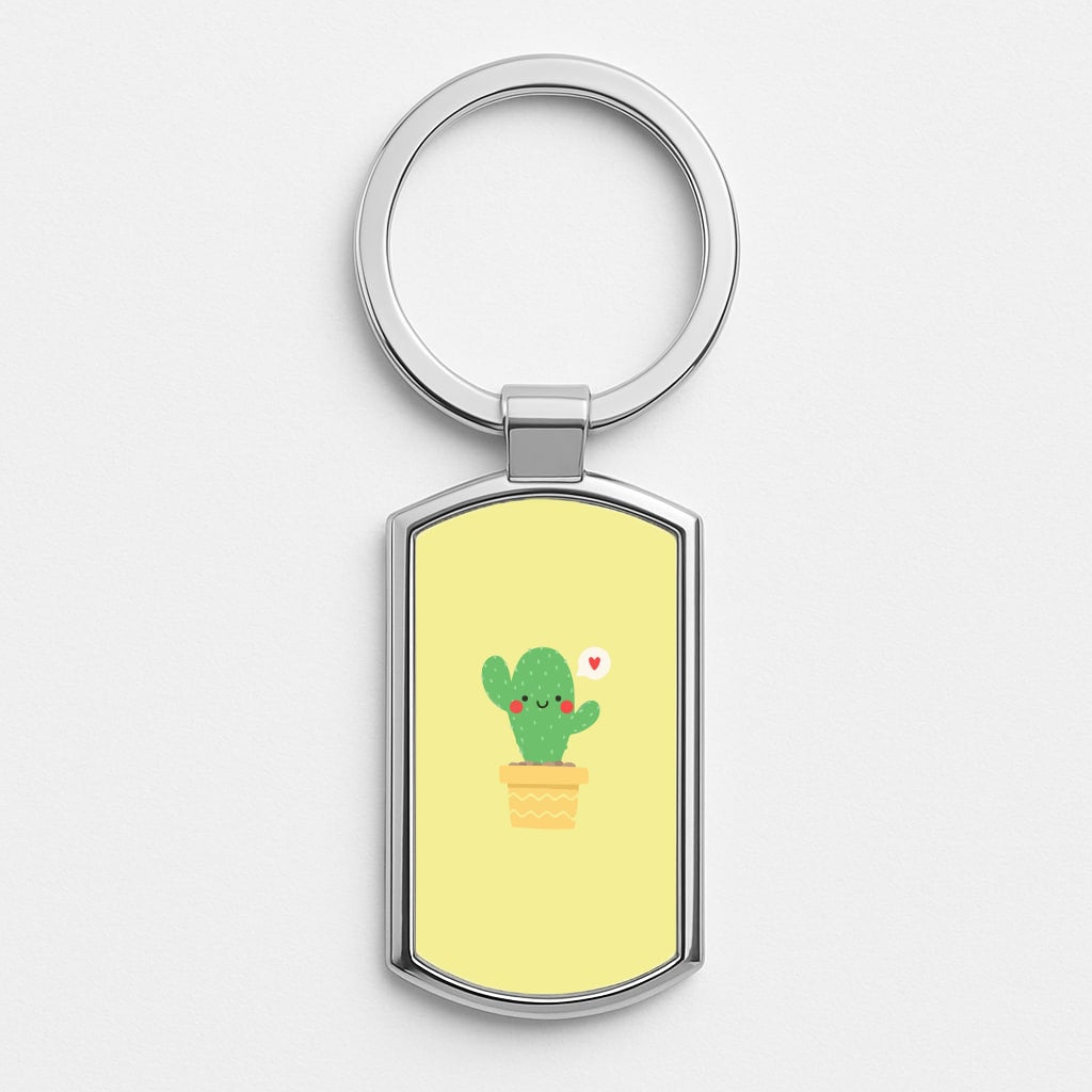 Cute Cactus Luxury Keyring