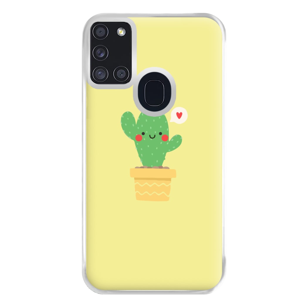 Cute Cactus Phone Case for Galaxy A21s